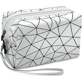 Kosmetika KUFRYPLUS Kosmetická taška TB13734 Diamond stříbrná
