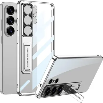 Pouzdro na mobilní telefon GKK PHANTOM pro Samsung Galaxy S26 Ultra 5G stříbrný