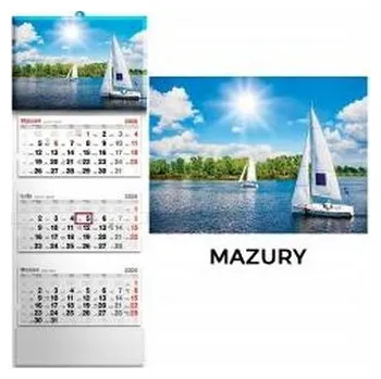 Kalendář Kalendarz 2026 tródzielny mazury