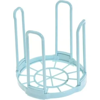 Stojan na víno Plastový odkapávač na hrnky a misky světle modrá