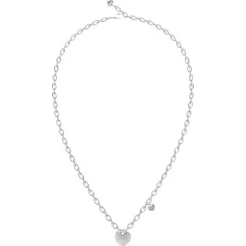 Náhrdelník Guess Ocelový náhrdelník se srdíčky Crazy In Love JUBN05212JWRHT/U + 2 měsíce na vrácení zboží