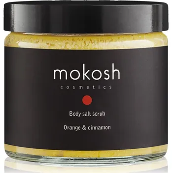 Tělový peeling Mokosh Orange & Cinnamon solný peeling na tělo 250 ml