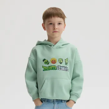 Chlapecká mikina Reserved - Mikina PLANTS VS ZOMBIES - světle zelená - 627HR-70X - 627HR-70X-152