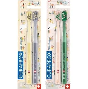 Zubní kartáček CURAPROX CS 5460 ultrasoft Laskavá Edice zubní kartáček (dvojbalení), 2 ks