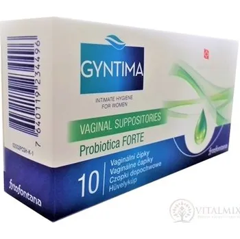 Drogerie Gyntima Probiotica Forte vaginální čípky 10 ks