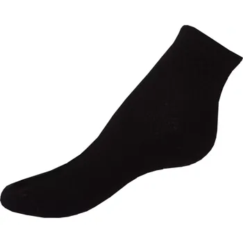 Dámské ponožky Kotníčkové ponožky Gapo Fit Uni s ozdobným lemem černá velikost 38-39