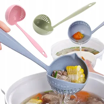 Naběračka NABĚRAČKA NA POLÉVKU OMÁČKU S SÍTKEM 2v1