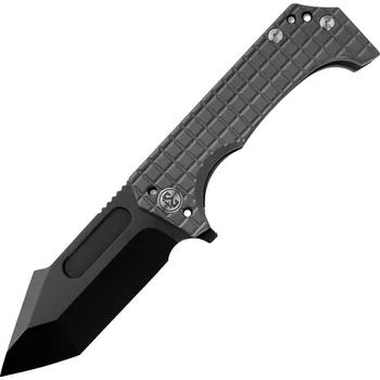 kapesní nůž Miguron Knives Omega-10.5mm 4.07" Elmax blade ,Satin DLC Ti handle