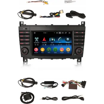 Autorádio 2DIN AUTORÁDIO ANDROID MERCEDES C 203 CLK W209 G W463 4/64 GB DSP CARPLAY LTE