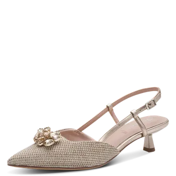 Dámská zimní obuv DÁMSKÉ LODIČKY TAMARIS 1-29512-46 289 ZLATÁ Barva: ZLATÁ, Velikost: 37