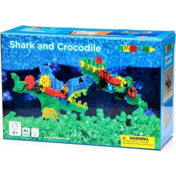 ostatní stavebnice Žralok Stavebnice se žraloky a krokodýly - 200 dílů