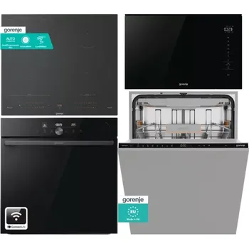 Set domácích spotřebičů Set Gorenje BPSA6747DGWI + BM201SG3DBG + GI6433SRWF + GV663B65XXL