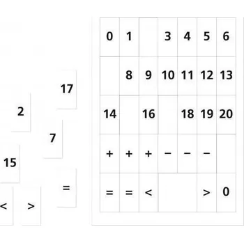 Matematika se Čtyřlístkem 1 - Sada příloh Číslice