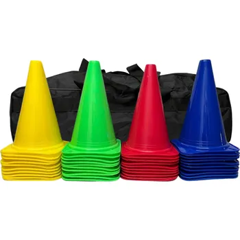 Sportovní kužel Tréninková sada 40 kuželů, 23 cm + taška