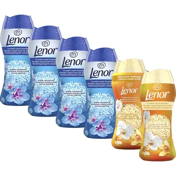 Aviváž Lenor vonné perličky do praní kolekce Spring Awakening 4x195g + Gold Orchid & Vanilla 2x195g
