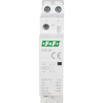 Stykač ST20-20 Modulární stykač, montáž na lištu, kontakty 2NC, 20A F&F
