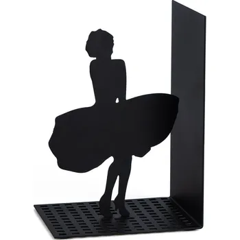 Zarážka na knihu Zarážka na knihy, marilyn, černá barva, kov, 17x10x12