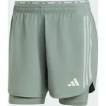 Adidas Own the Run 3 Stripes 2in1 Short