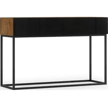 Nábytek ELTAP Konzolový stolek AVORIO 120 dub artisan černá lesk