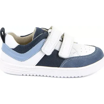 Dětská móda Barefoot celoroční boty Froddo Loop blue/white 24