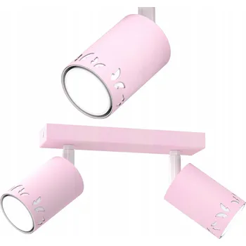 Stropní svítidlo Moonlight GU10 růžové