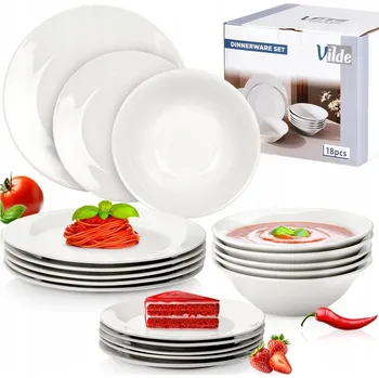 Talíř Jídelní servis Vilde 18 ks