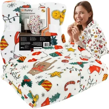 deka Dvojitá deka s vánočním motivem 150 x 200 cm