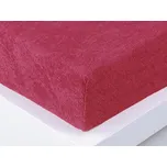 XPOSE® Froté prostěradlo Exclusive - malinové 120x200 cm, Froté + Prodloužená možnost vrácení zboží do 50 dnů