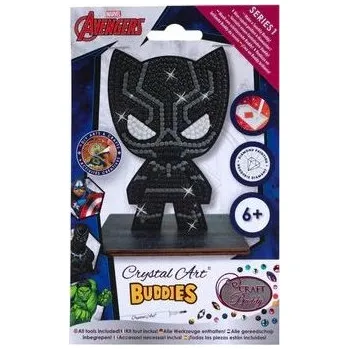 Výtvarná sada Postavička Crystal Art - Black Panther