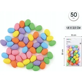 Velikonoční dekorace Vajíčko plastové vícebarevné 1 ks