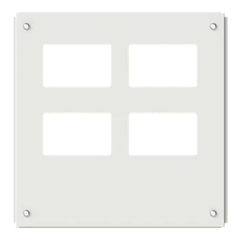 vypínač ABB RD26F4A -horní kryt pro TZ; příruba (2 řady/2 otvory na řadu; hloubka 625 mm)