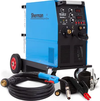 Svářečka Poloautomatická svářečka Sherman MIG 300M 10 kVA 50-300 A MIG/MAG/MMA