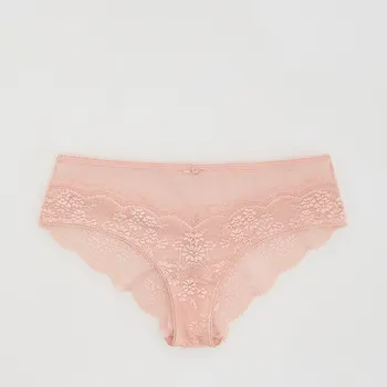 Kalhotky Reserved - Bokové kalhotky s krajkou - pudrově růžová - 789HQ-39X - 789HQ-39X-M