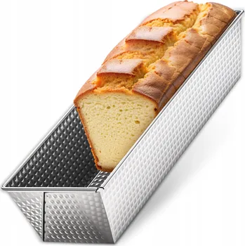 Forma na pečení FORMA NA PEČENÍ CHLEBA, KOLÁČŮ, PAŠTIKY, FORMA NA BISKUPSKÝ CHLEBÍČEK, OBDÉLNÍKOVÁ OCELOVÁ 36CM