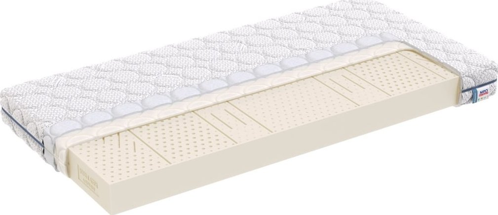 MPO LATEX 7 EXCLUSIVE Medium latexová matrace 90x200 cm Pratelný potah Medico
