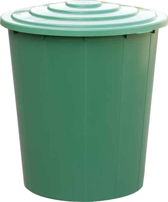 Plastový sud 300 l se zaklapávacím víkem nové, 300 l, výška 86 cm