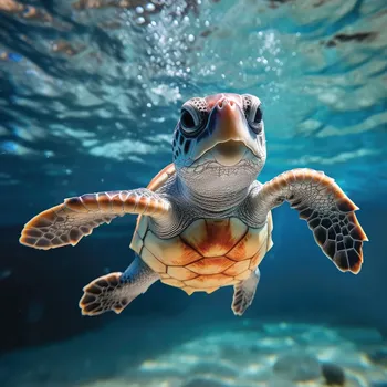 Výtvarná sada Pohlednice 3D Velká mořská želva