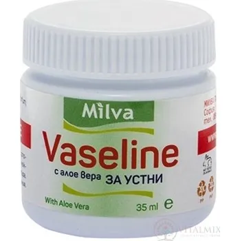 Péče o ruce Milva VAZELÍNA na rty s ALOE VERA (Milva Vaseline Aloe vera) 35 ml