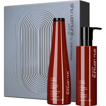 Shu Uemura Color Lustre Shu Uemura Color Lustre ochranný šampon pro barvené vlasy 300 ml + Shu Uemura Color Lustre kondicionér pro ochranu barvy 250 ml kosmetická sada