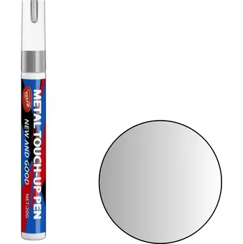 Retušovací lakovací tužka na kovové povrchy - Stříbrná