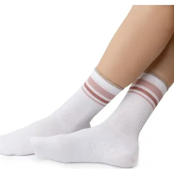 Ponožky Steven art.088 ABS dámské 35-40 bílá 38-40
