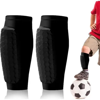 Chránič nohou Dětské fotbalové chrániče holení XS lehké prodyšné Struktura