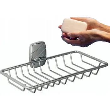 Mýdlenka Nástěnná Mýdlenka mýdlo Bisk Oregon, stříbrná, šedá, kovová