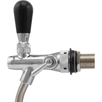 Výčepní technika Výčepní kohout 35mm chrom krátká špička