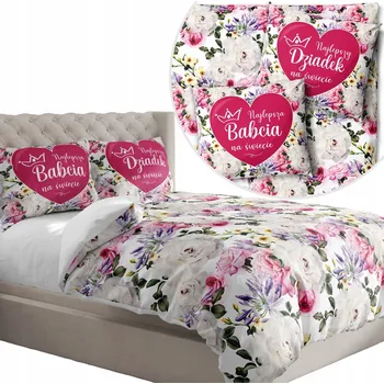 Povlečení POVLEČENÍ PRO BABIČKU A DĚDEČKA DÁREK 160X200 + DVA POVLAKY NA POLŠTÁŘ 70X80 223