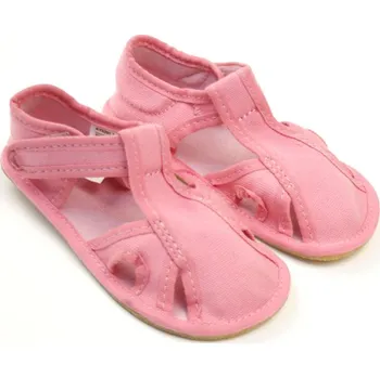 Dívčí obuv Ef Barefoot papuče 386 Pink EUR 34