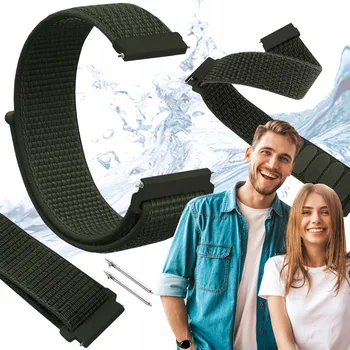 Ostatní příslušenství k chytrým hodinkám Řemínek pro Huawei Watch GT 4 41mm chytré hodinky khaki řemínek 18mm