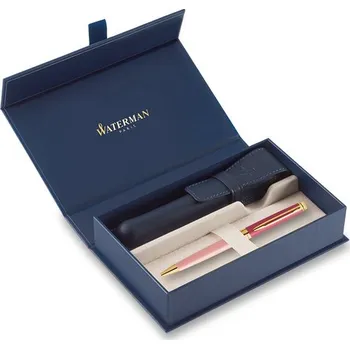 Waterman Hémisphere Colour Blocking Pink GT kuličkové pero, dárková kazeta s koženým pouzd