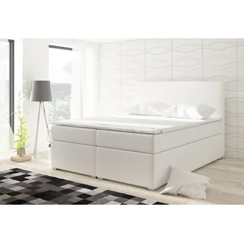 Nábytek ELTAP Manželská postel DOLCE BOXSPRINGS 160cm (ekokůže soft 017)