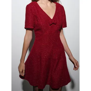 Dámské šaty Sinsay - Minišaty - kaštanová - 699FI-83X - 699FI-83X-XL